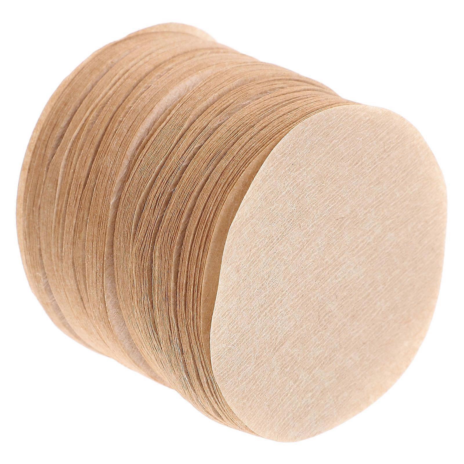 Unbleached Round Coffee Filter Paper for Coffee Machine Use 200Pcs