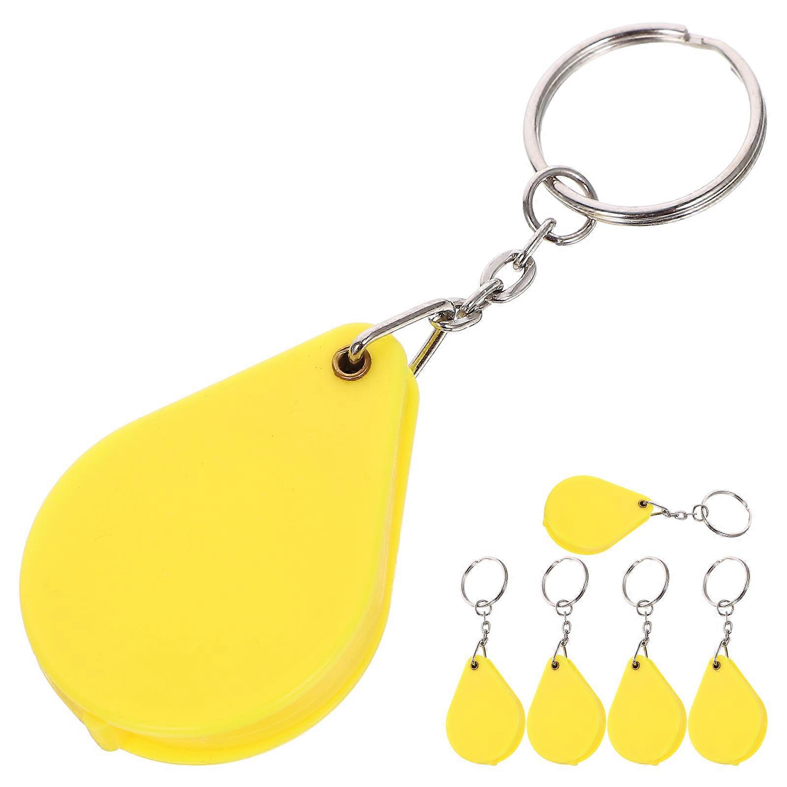 Portable Mini Magnifier Keychain for Education 24Pcs Set