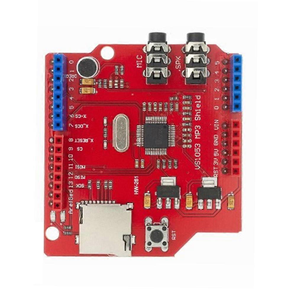 VS1053 Stereo Audio MP3 Player Shield Record Decode Development Board Module for OGG Real-Time Encoding Recording