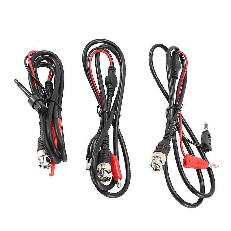 Oscilloscope Probes BNC to Alligator Crocodile Clips BNC to Mini Hook Leads BNC to Dual Stacking Banana Male Plug Cable