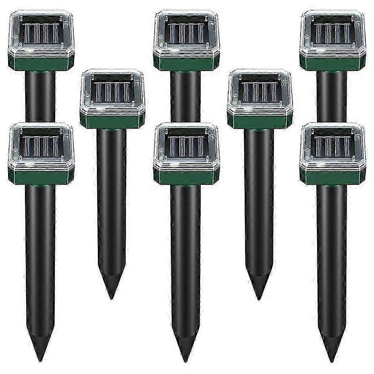 8 Pack Solar Powered Snake Repellent suitable for Outdoors