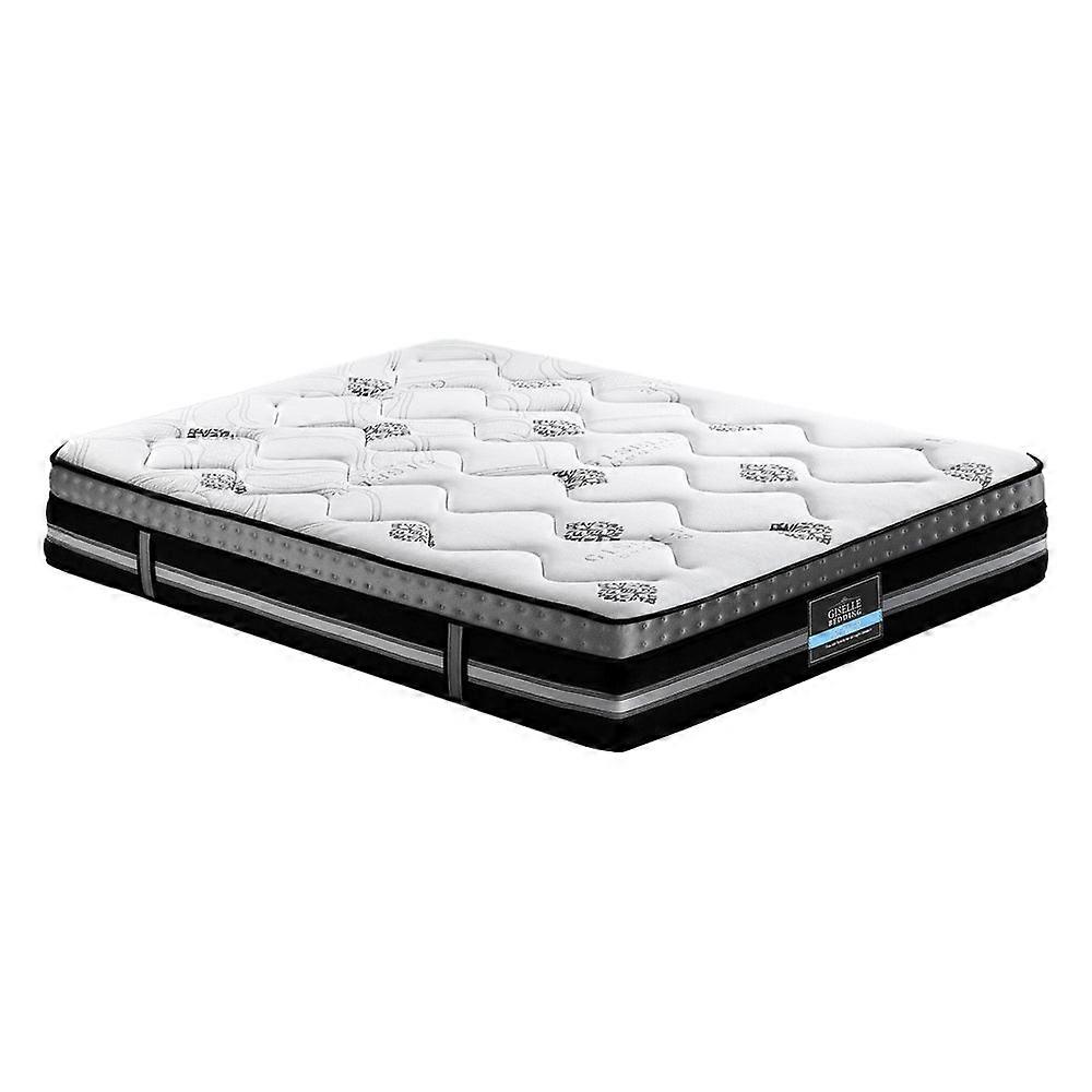 Giselle King Mattress 35Cm In A Box Pocket Spring Gel Memory Foam Mattresses
