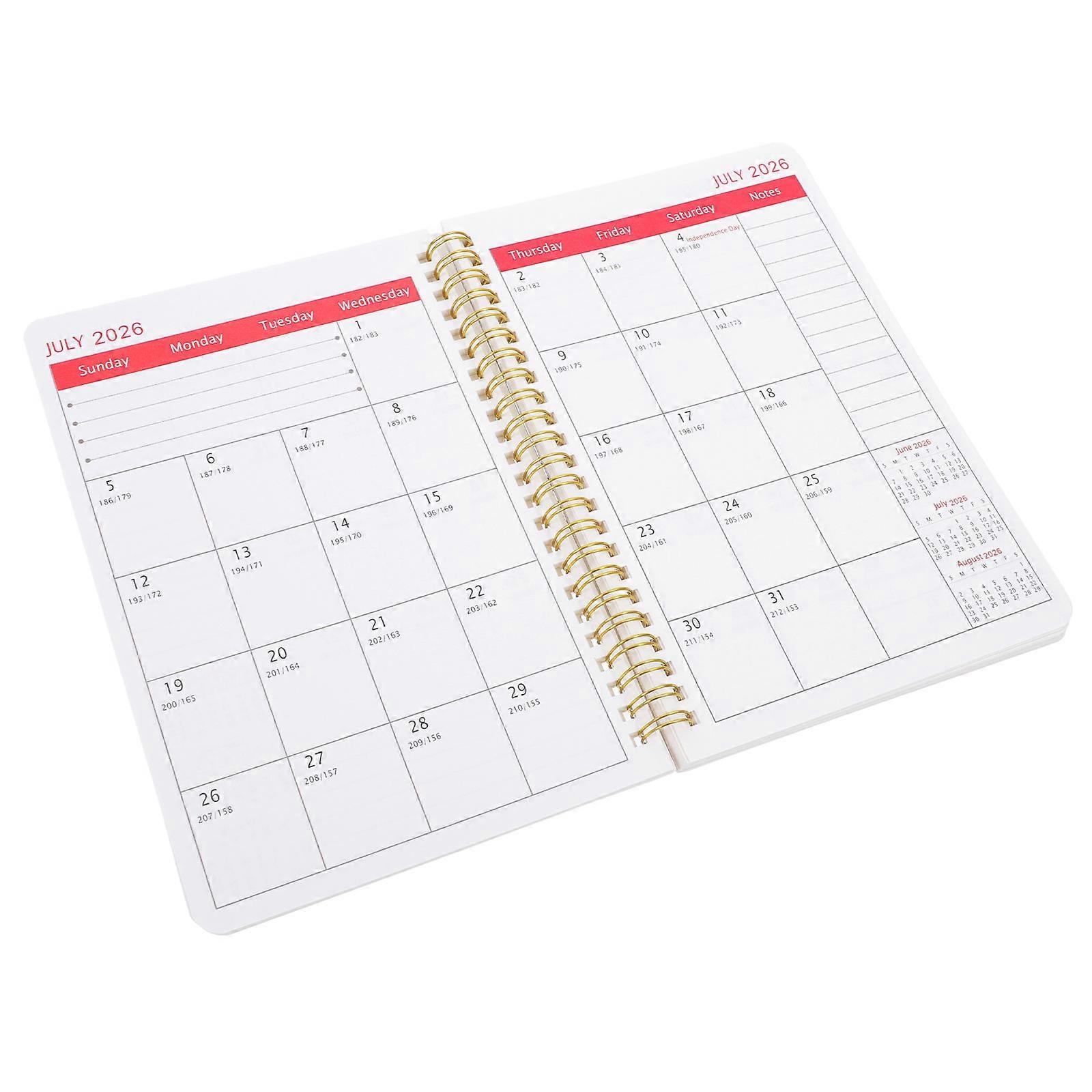 Agenda de bureau, bloc-notes pour la planification quotidienne