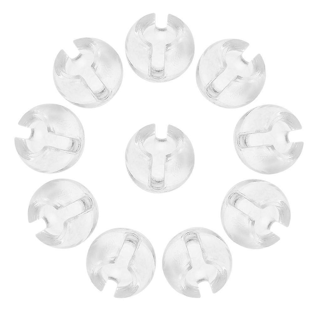 MLINS 20pcs Beaded Chain Stops for Vertical Blinds Roller Shades Replacement Roller Blind Beads Chain Stops