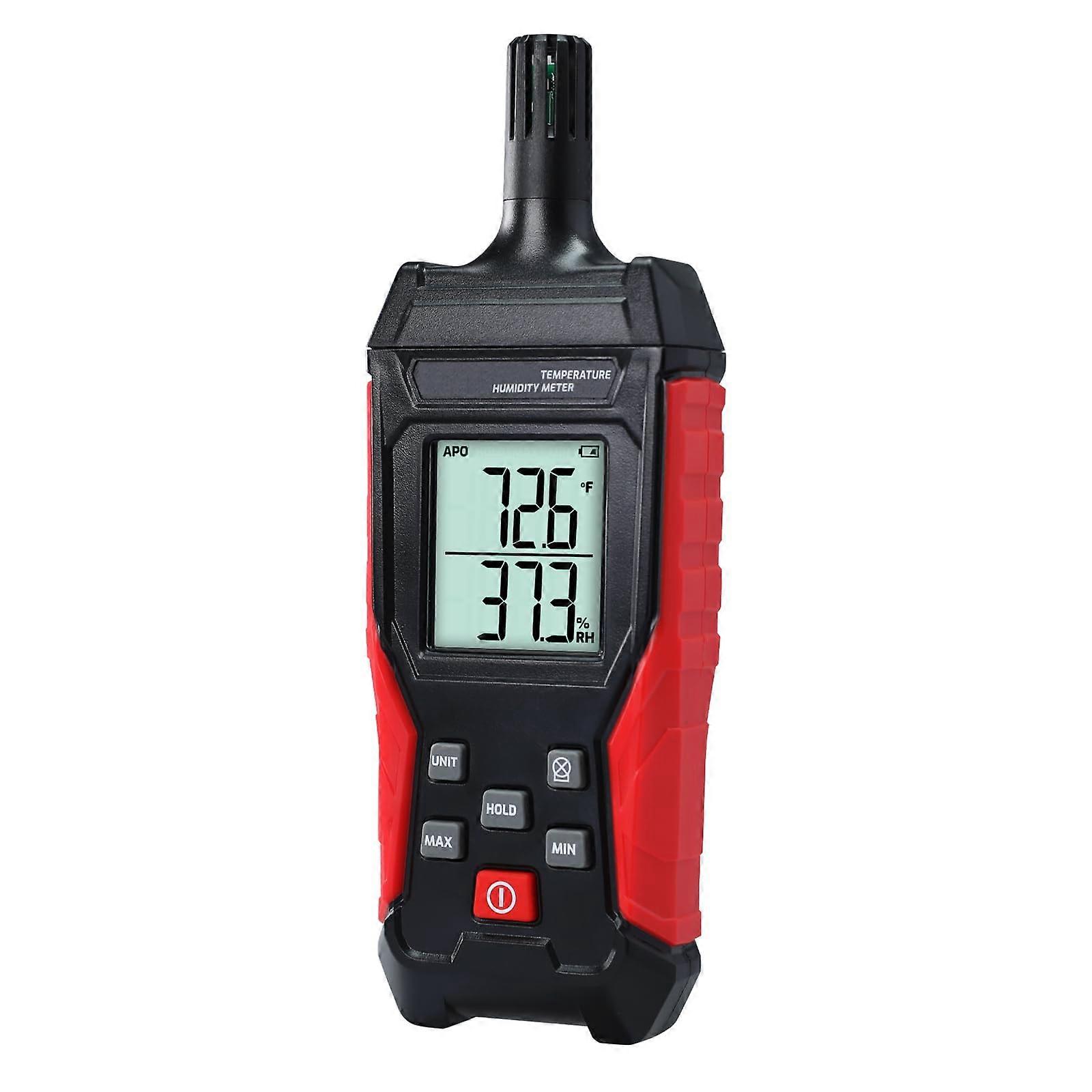 Digital Hygrometer Humidity Temperature Meter with  Precision Sensor and Backlit LCD for Indoor Outdoor Use