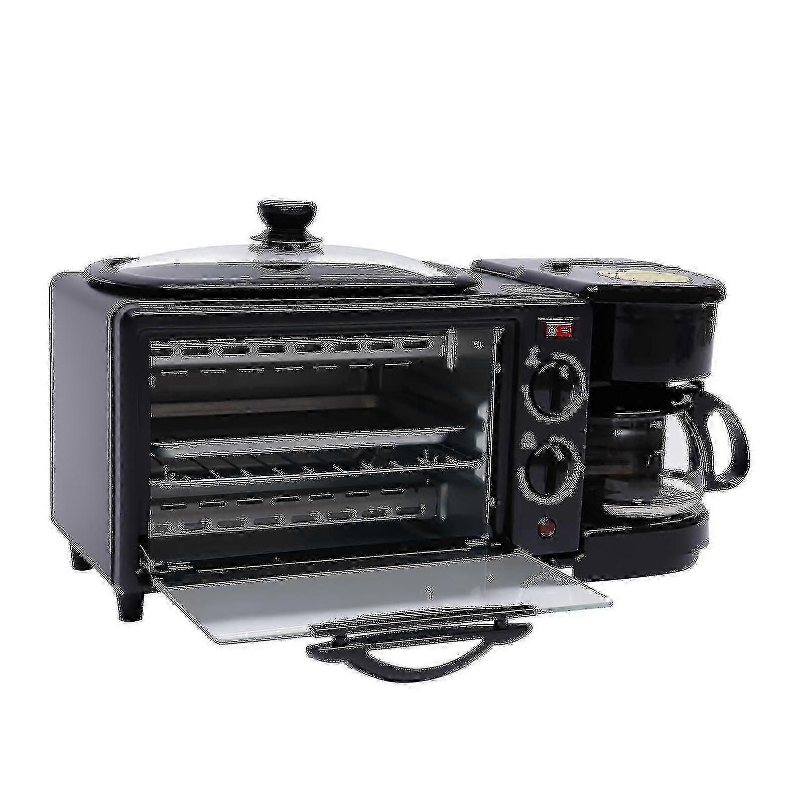 3 In1 Mini Oven Breakfast Machine With Coffee Machine