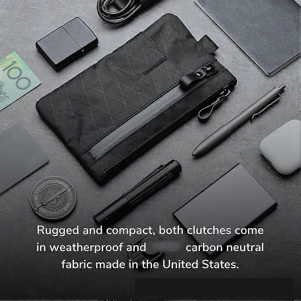 Waterproof Men'S Clutch Bag Large Capacity Wrist Portable Multi-Function Tool Storage Bagg