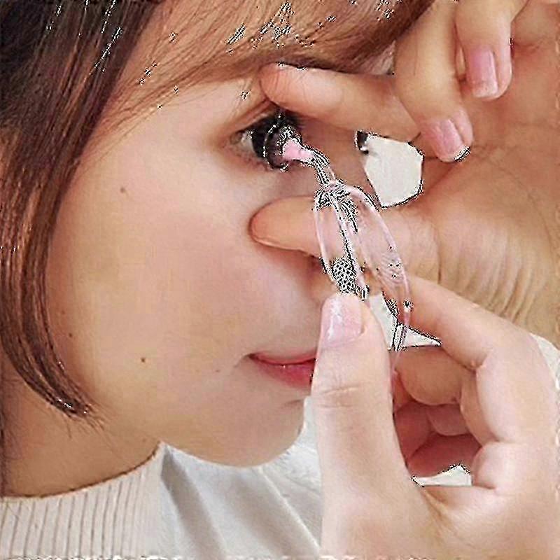 Silicone Lens Applicator and Remover with Tweezers for Comfortable Handling