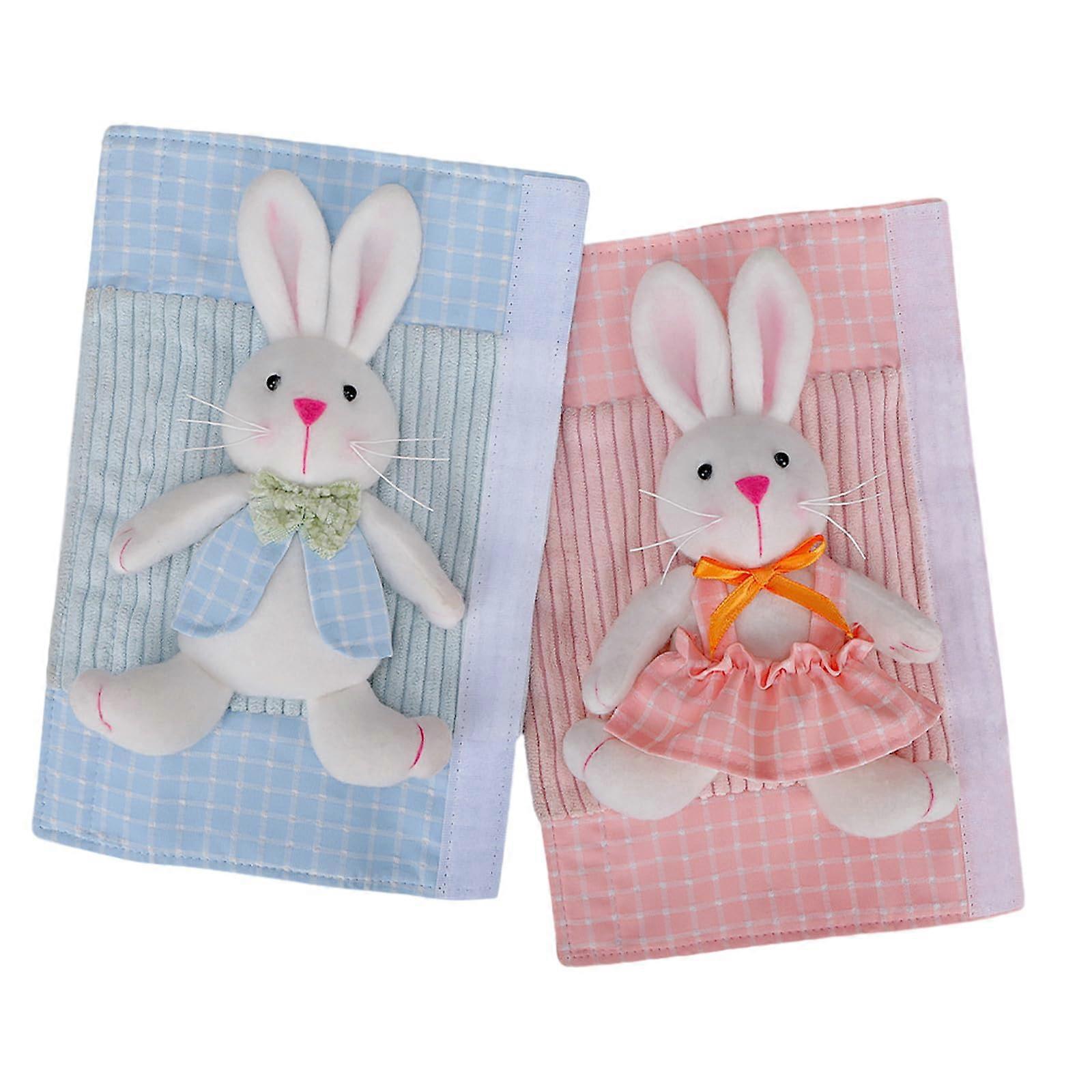 Cute Animal Refrigerator Handle Covers Set Durable Flannel Easy Clean for Kitchen Decor