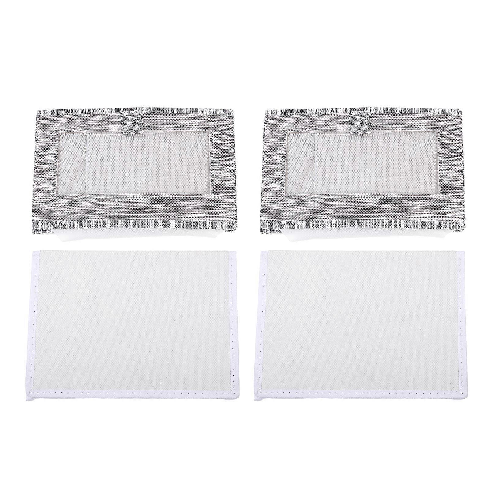 Folding Indoor Storage Box Multipurpose Household Storage Container 4Pcs