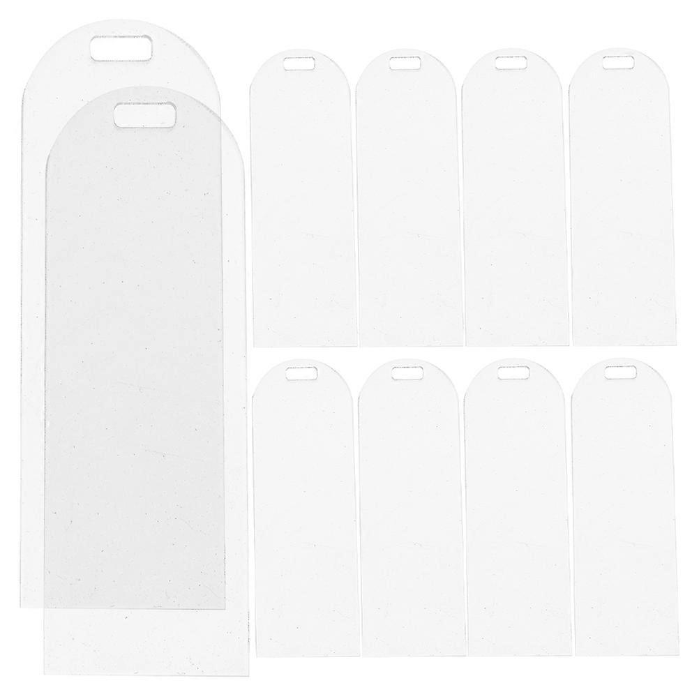 Acrylic Bookmarks Transparent 30Pcs DIY Bookmarks for DIY Use