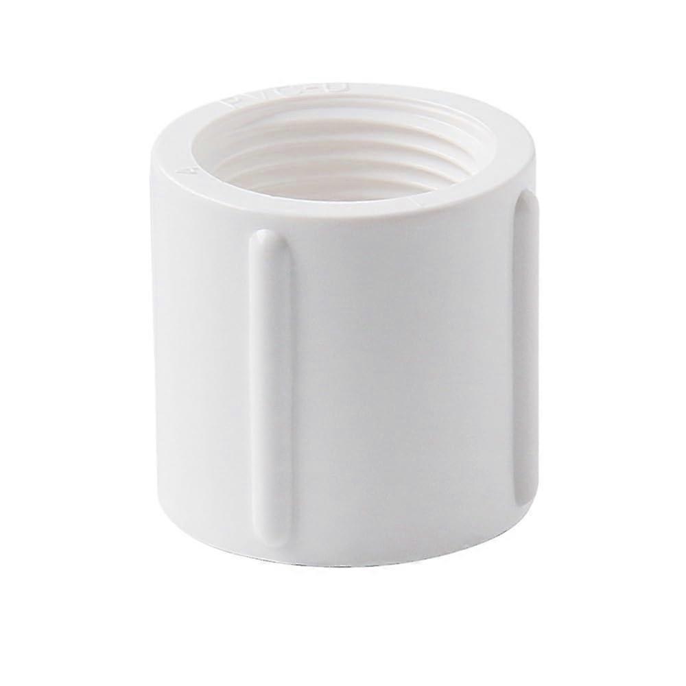 Female Thread PVC Pipe Connector 20mm LeakProof Garden Watering Fitting Durable White Joint