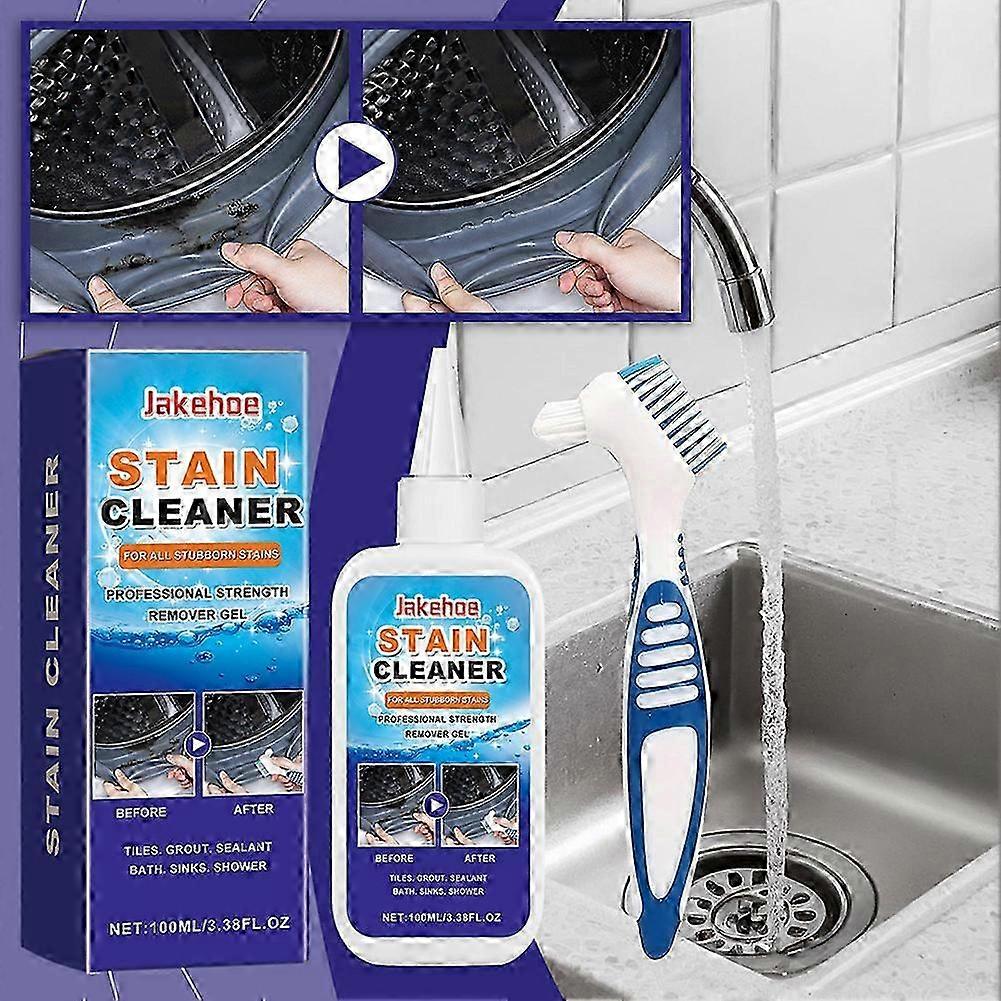 Active Stain Remover Portable Multi Use Grout Cleaner for Bathroom 2pcs