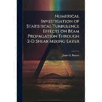 Numerical Investigation of Statistical Turbulence Effects on Beam Propagation Through 2-D Shear Mixing Layer