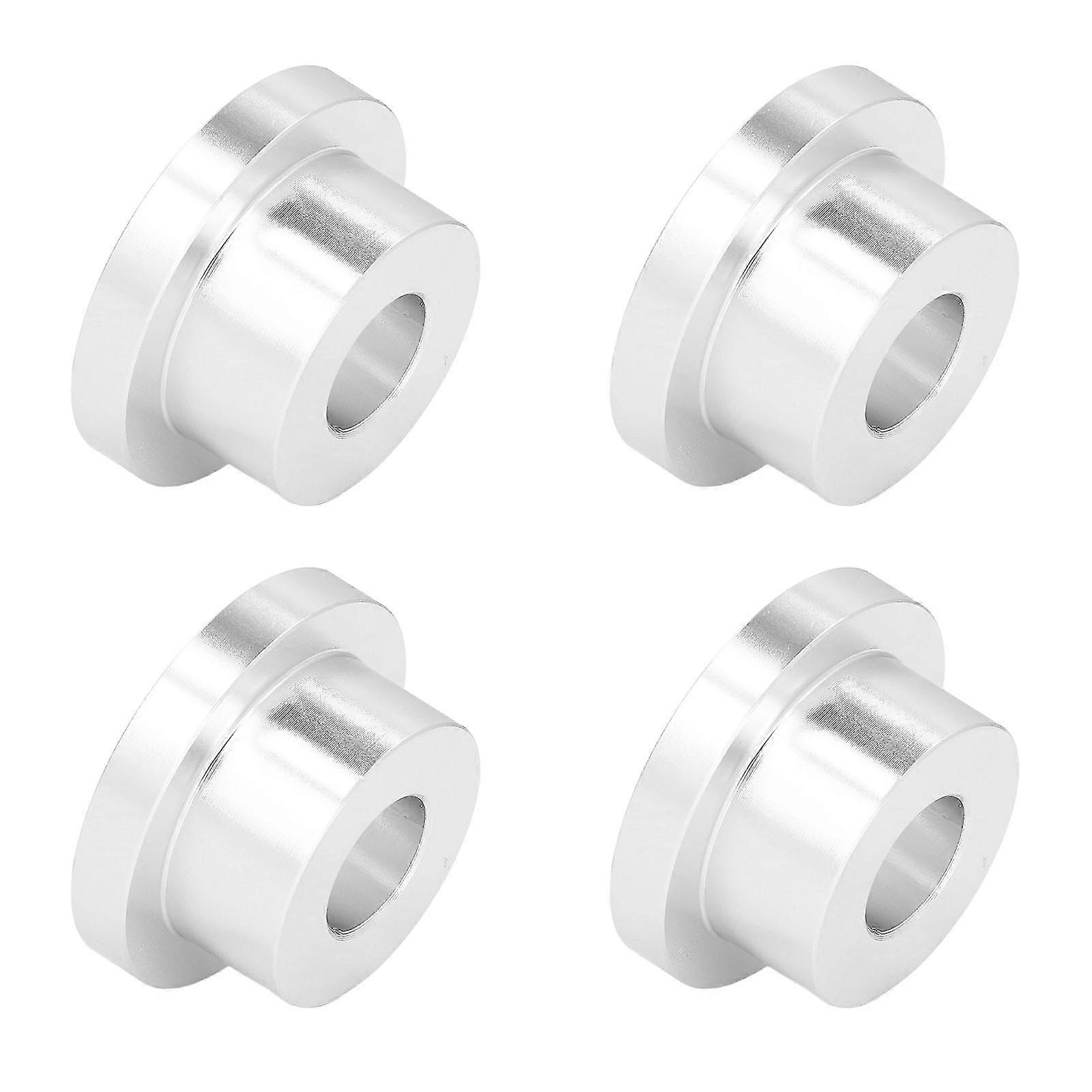4Pcs Billet Handlebar Riser Bushing Solid CNC T6 Aluminium Alloy Accessory Set Kit for FXRSilver 26-27s