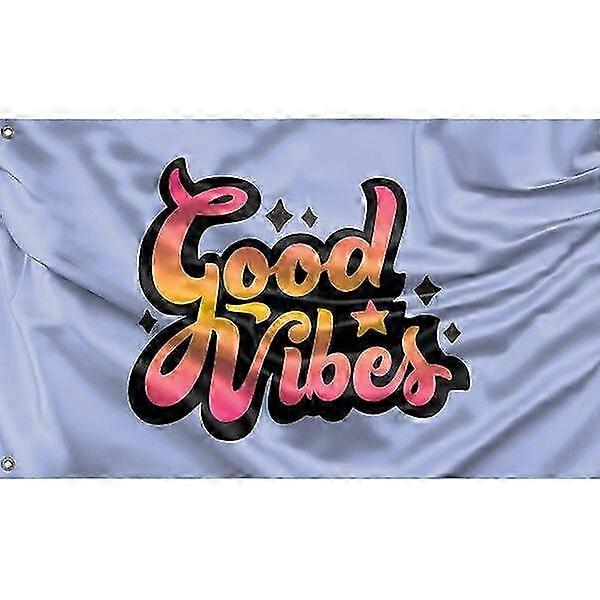 Good Vibes Pastel Flag