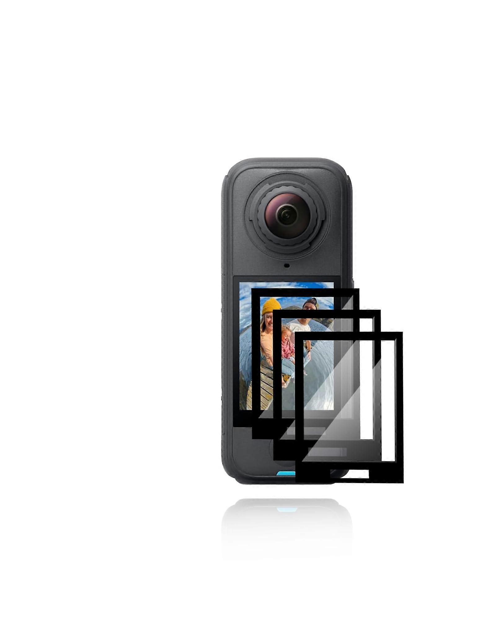 Screen and Lens Protector 3Pack ScratchResistant AntiFingerprint Bubble for Insta360 X4
