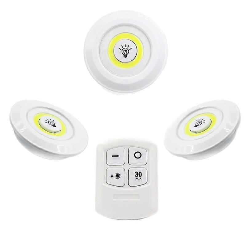 Portable X3 Remote Control LED Lamp for Kitchen  Closet