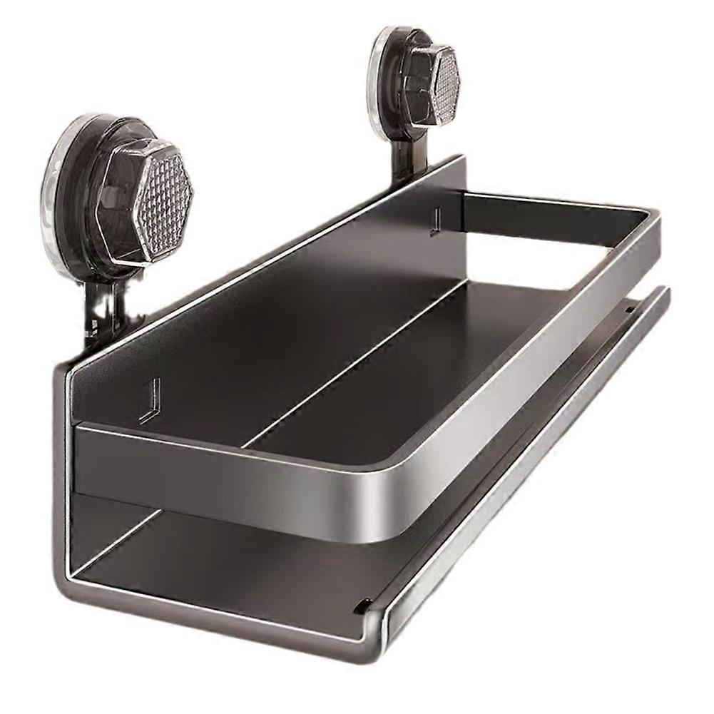 Bathroom Suction Cup Shelf - Wall Mounted Storage Rack for Shower