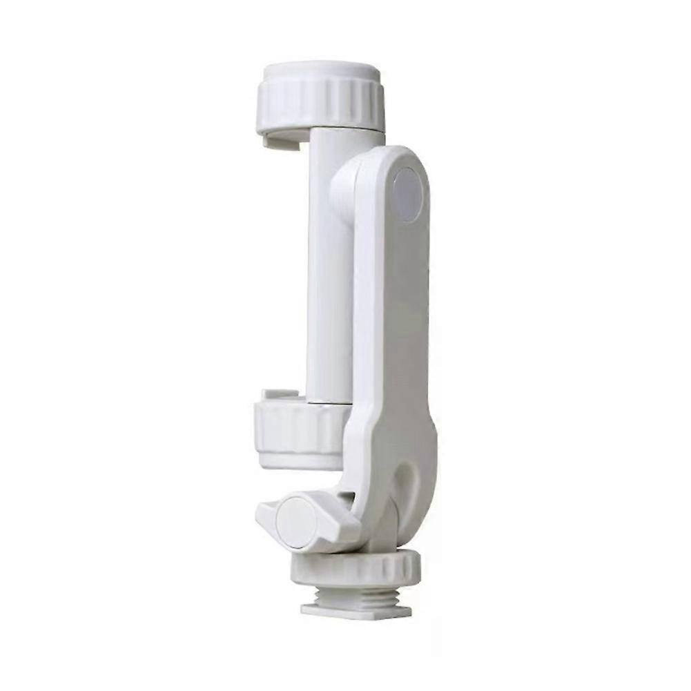Multi-Function Phone Clip Camera External Expansion Rack Rotating Live Broadcast Fixing Clamp White
