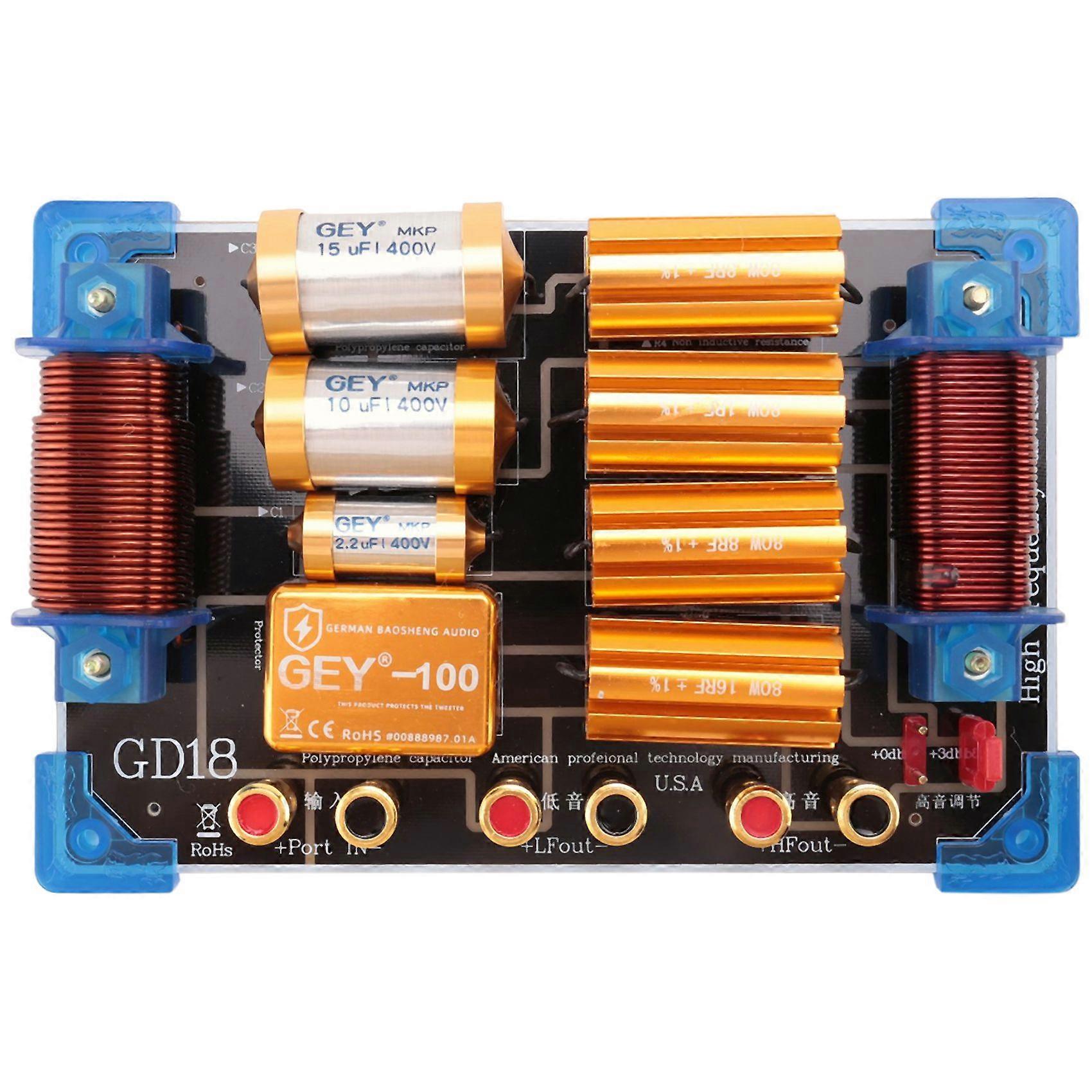 Audio Frequency Divider Speaker Two Way Frequency Divider 15 18 Inch Stage Performance High Power Frequency Divider