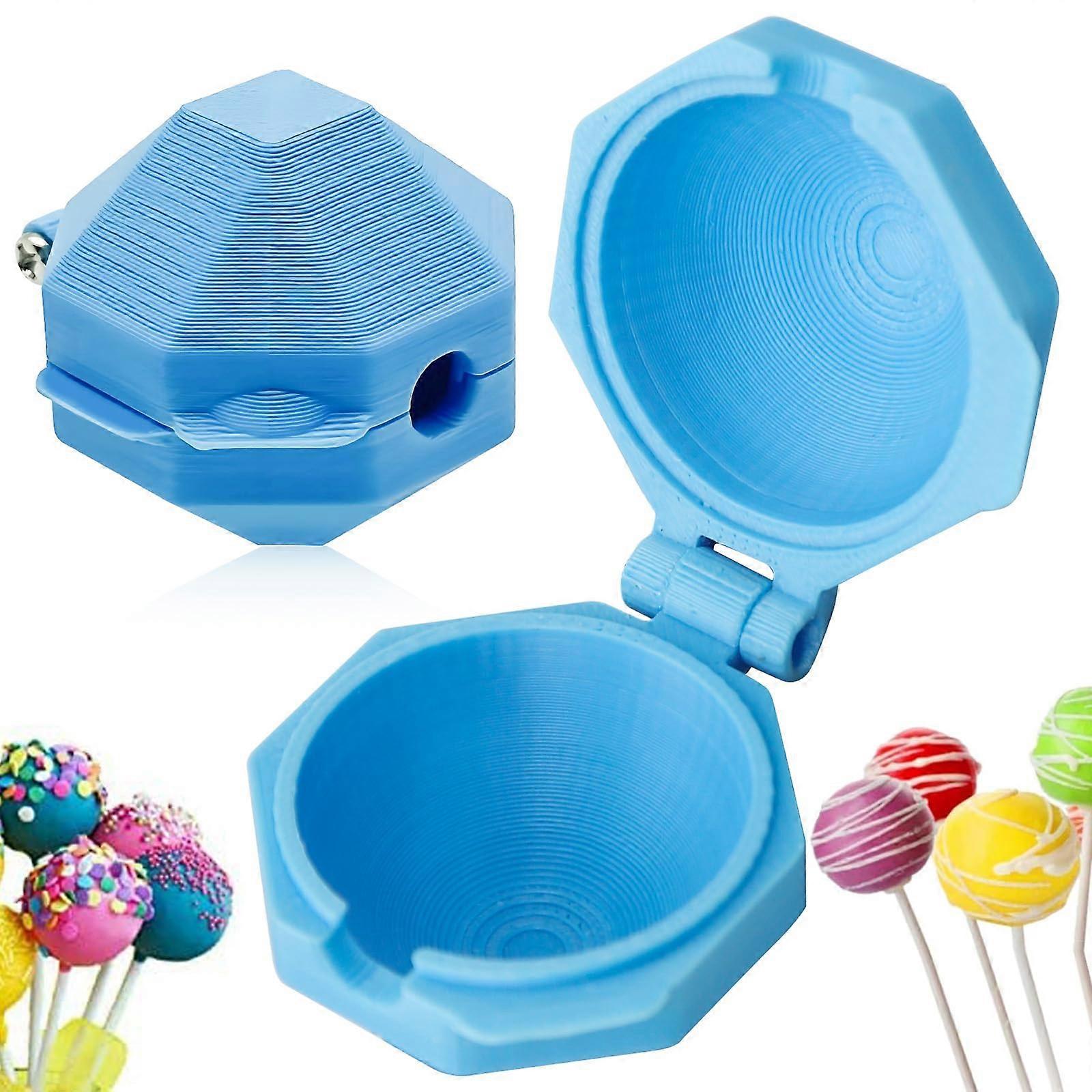 2Pcs Round Cake Pop Mold Set NonStick Silicone for Uniform Sphere Baking and Parties