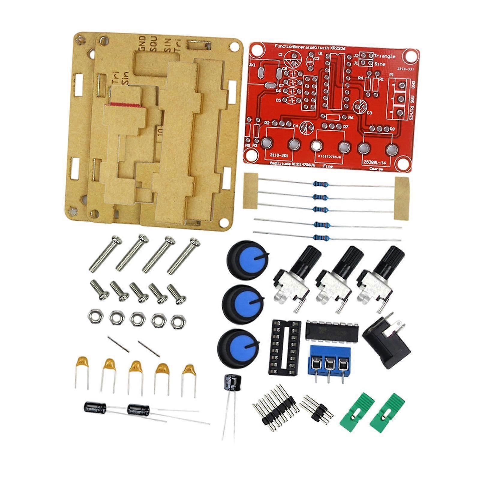 XR2206 Function Signal Generator Kit 1Hz1MHz Sine Triangle Square Output  Precision for DIY