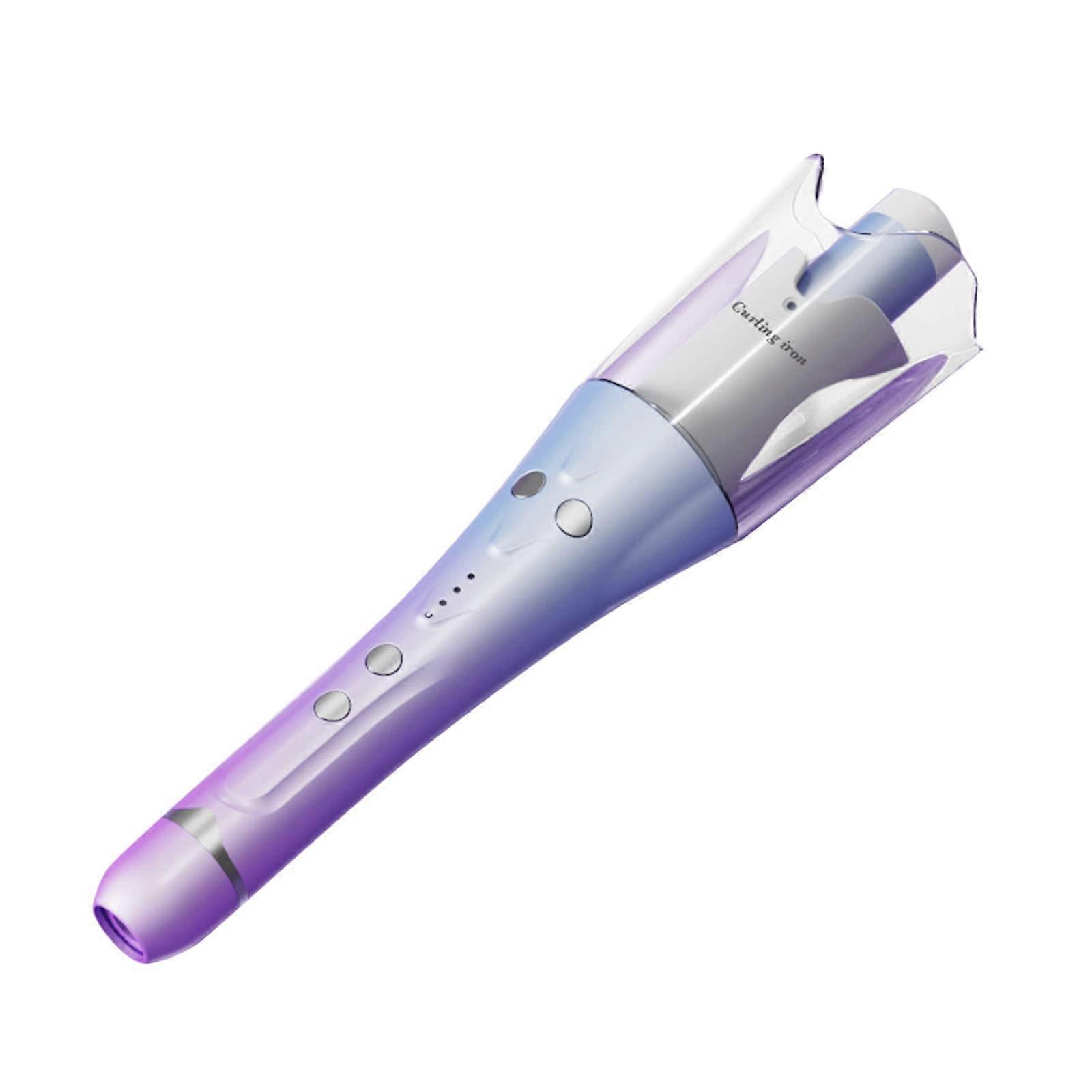 Automatic Hair Curler with Fast Heating Rotating Barrel, Adjustable Temperature, Travel Size