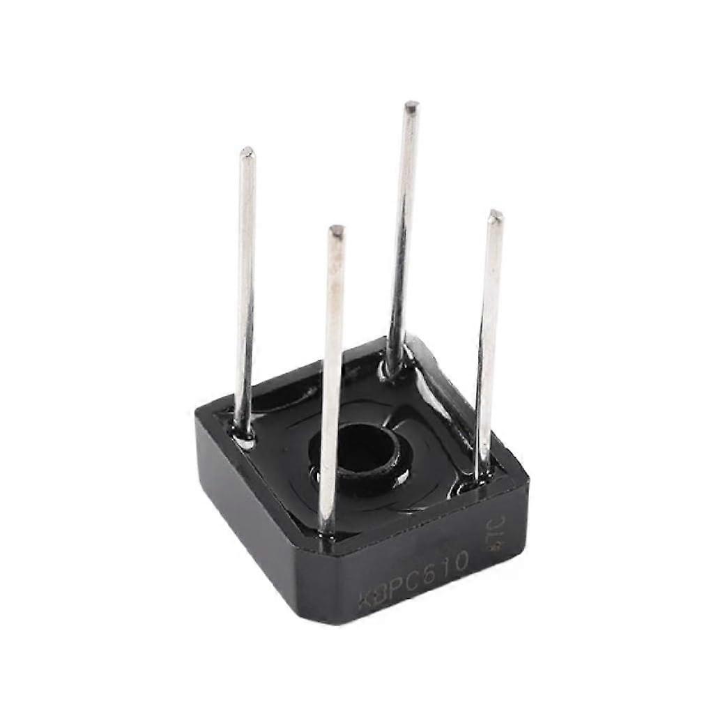 10pcs DIP 4 Pin Bridge Rectifier Diodes KBPC610 KBPC1010 Compact  Voltage Easy Install