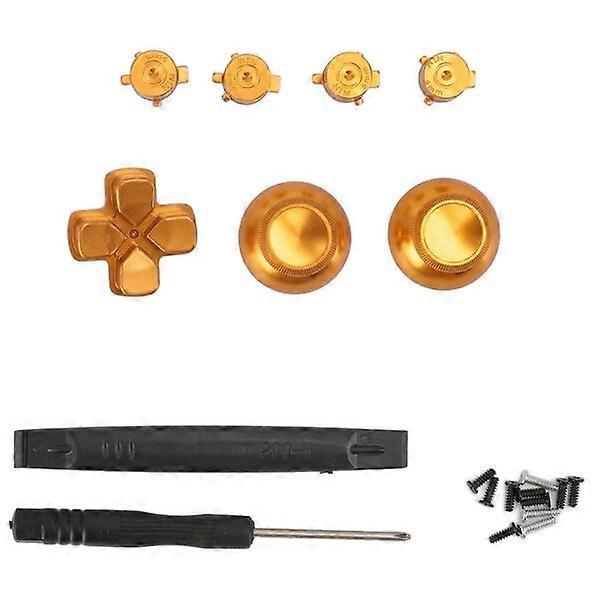 Controller Button Replacement Parts Textured Directional Buttons Aluminum Material PS5 Game Controller Accessories