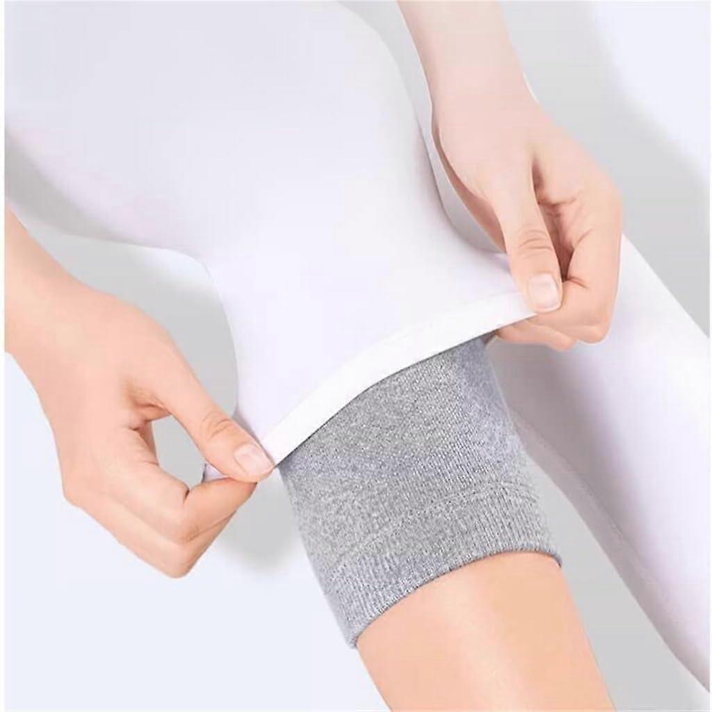 Silk Thermal Knee Support Brace for Warmth and Joint Stability, Thin Summer Pads D Size M