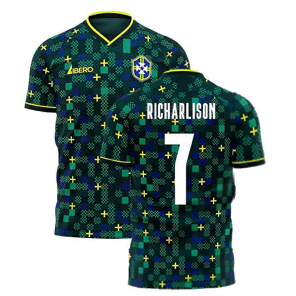  Brazil 2025-2026 Third Concept Football Kit (Libero) (RICHARLISON 7)