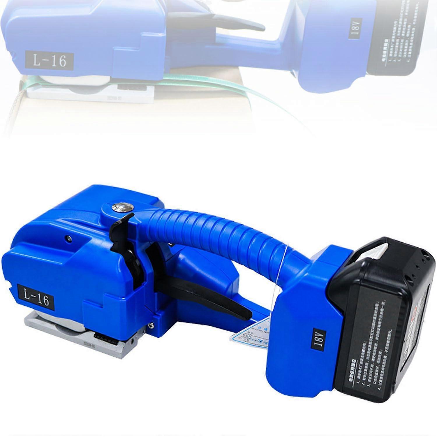 Electric Strapping Tool with Digital Display, Adjustable Tension, Fast Charging Battery for PET PP