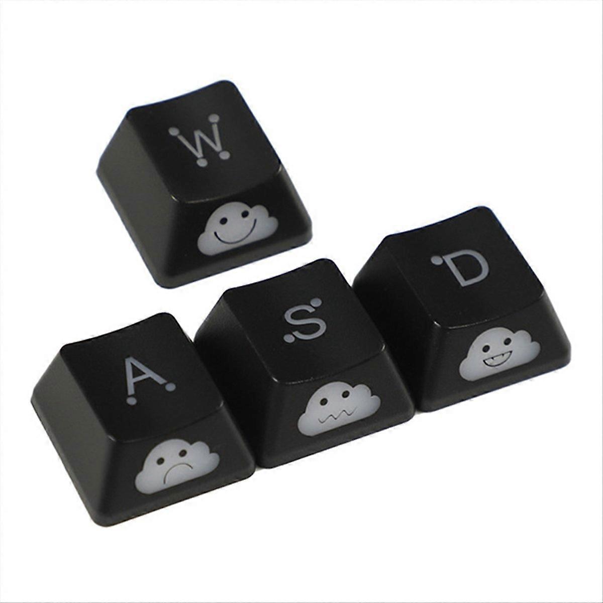 Keycap Set WASD Broadside Lighting Key Cap for Mechanical Keyboard