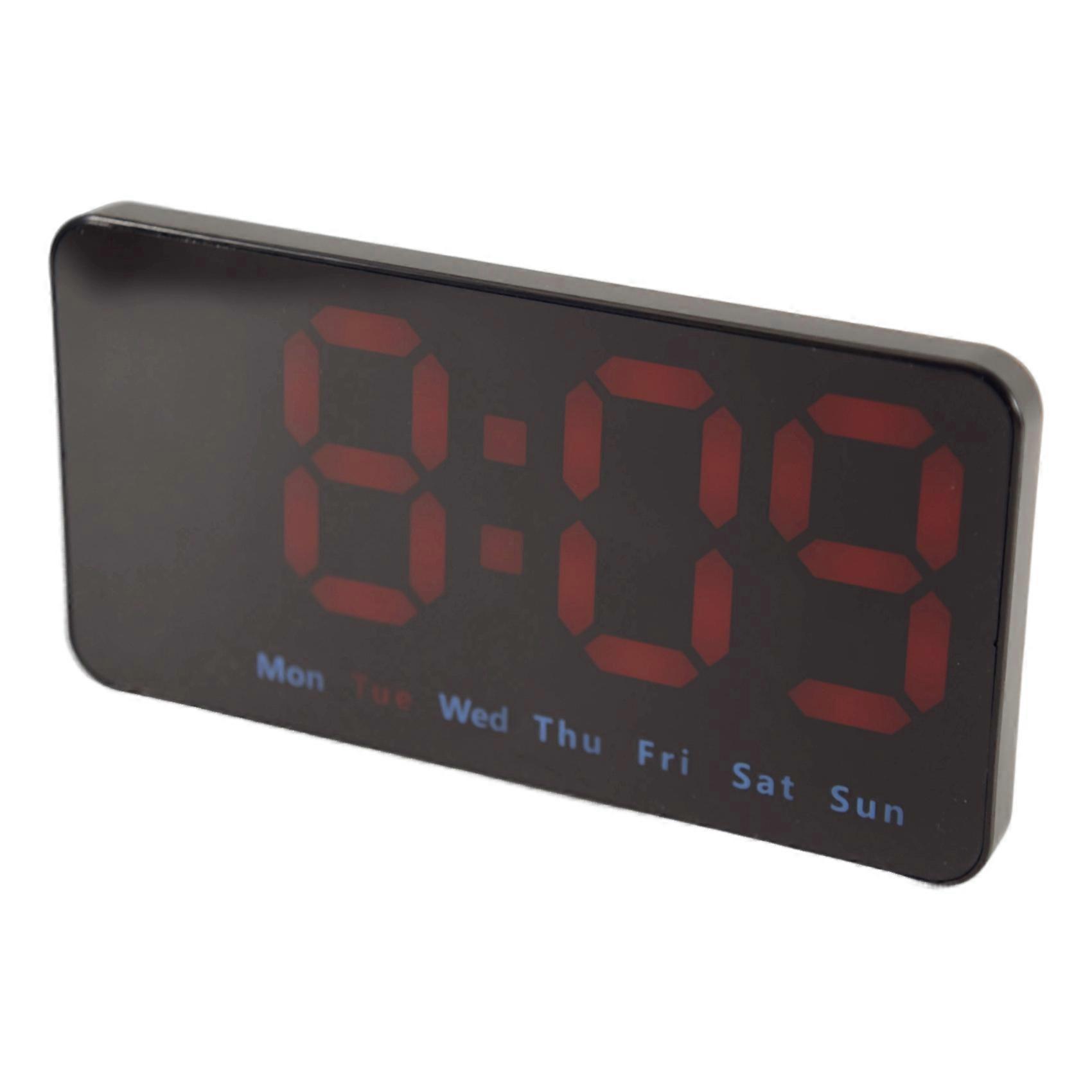 Digital Wall Clock, 9Inch LED Digital Clock(Red)