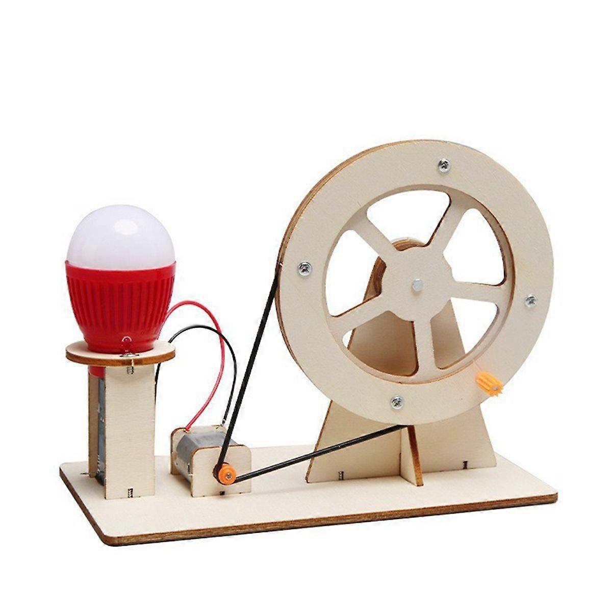 DIY Hand-Cranked Generator Kit Student Science and Technology DIY Kits Handmade Diy Material Pack E