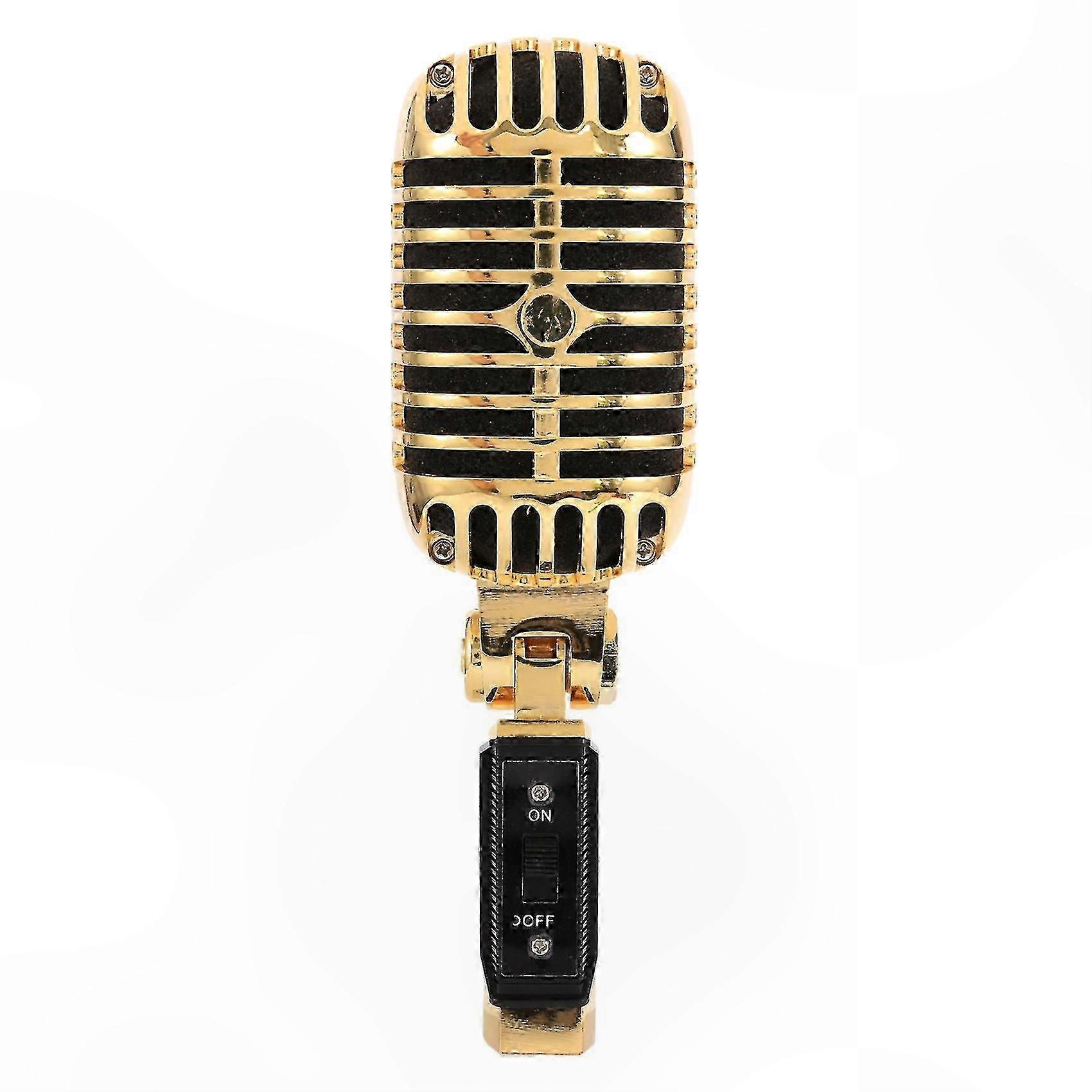 Dynamic Vocal Microphone with Classic Design for Live Performances
