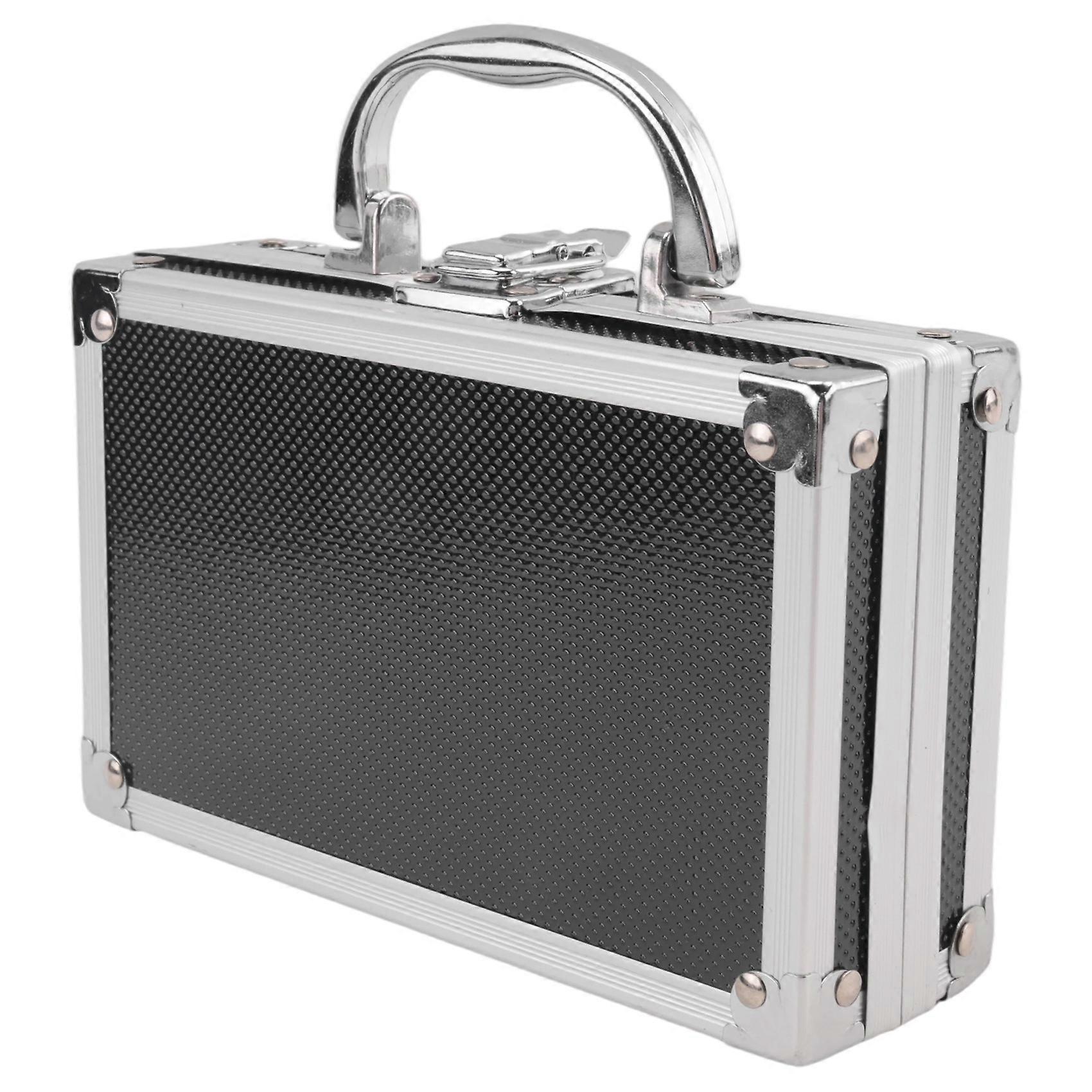 Practical Aluminum Suitcase Portable Handle Small Toolbox Storage Box