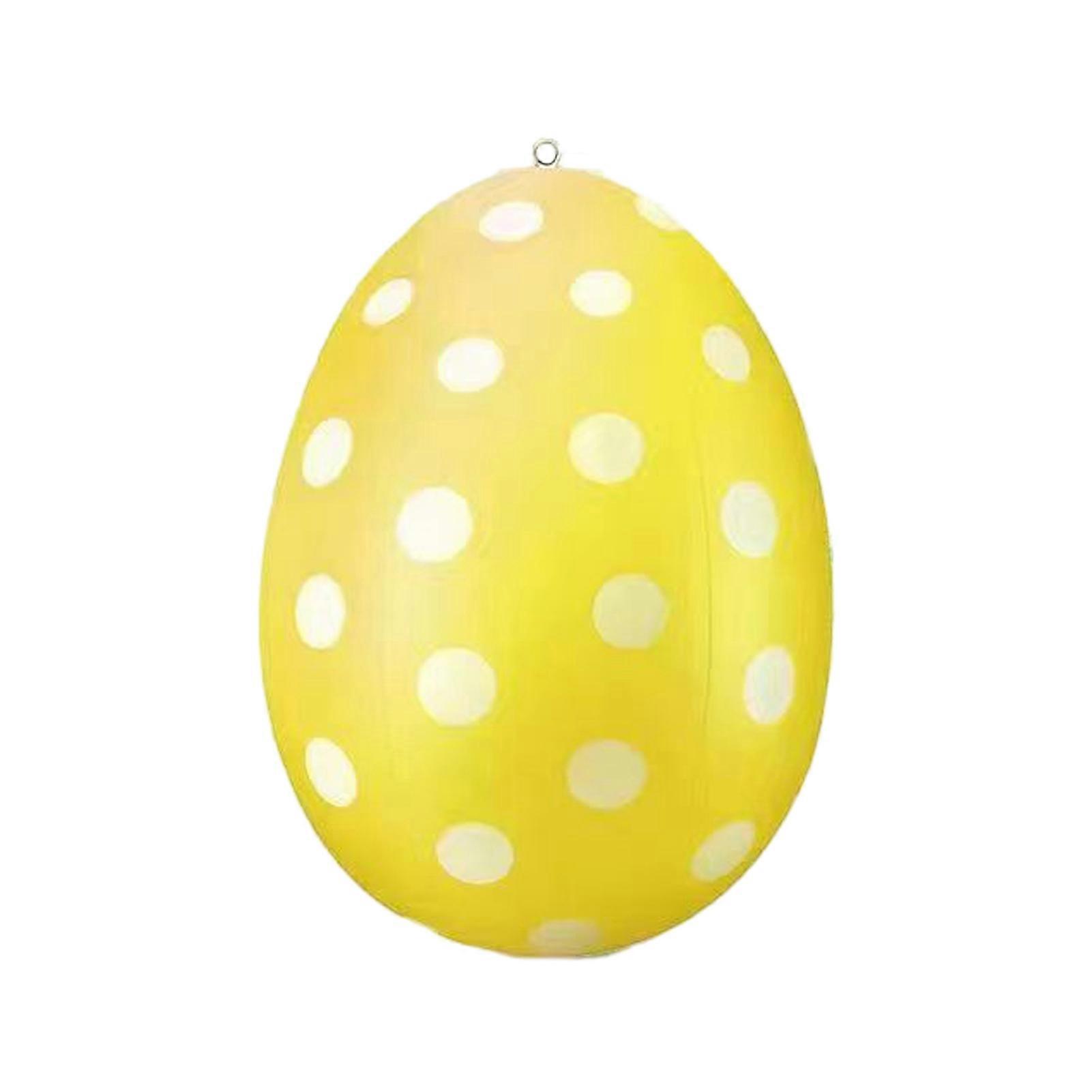 Space Saving Easter Inflatable Egg for Yard Garden and Party Decoration