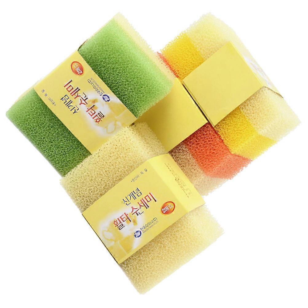 Cleaning Sponge Kitchen Dishwashing Pad for Cleaning 10Pcs Assorted Color