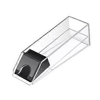 Acrylic Poker Dealing Shoe with Weighted Base for Blackjack and Poker Multiple Deck Capacity