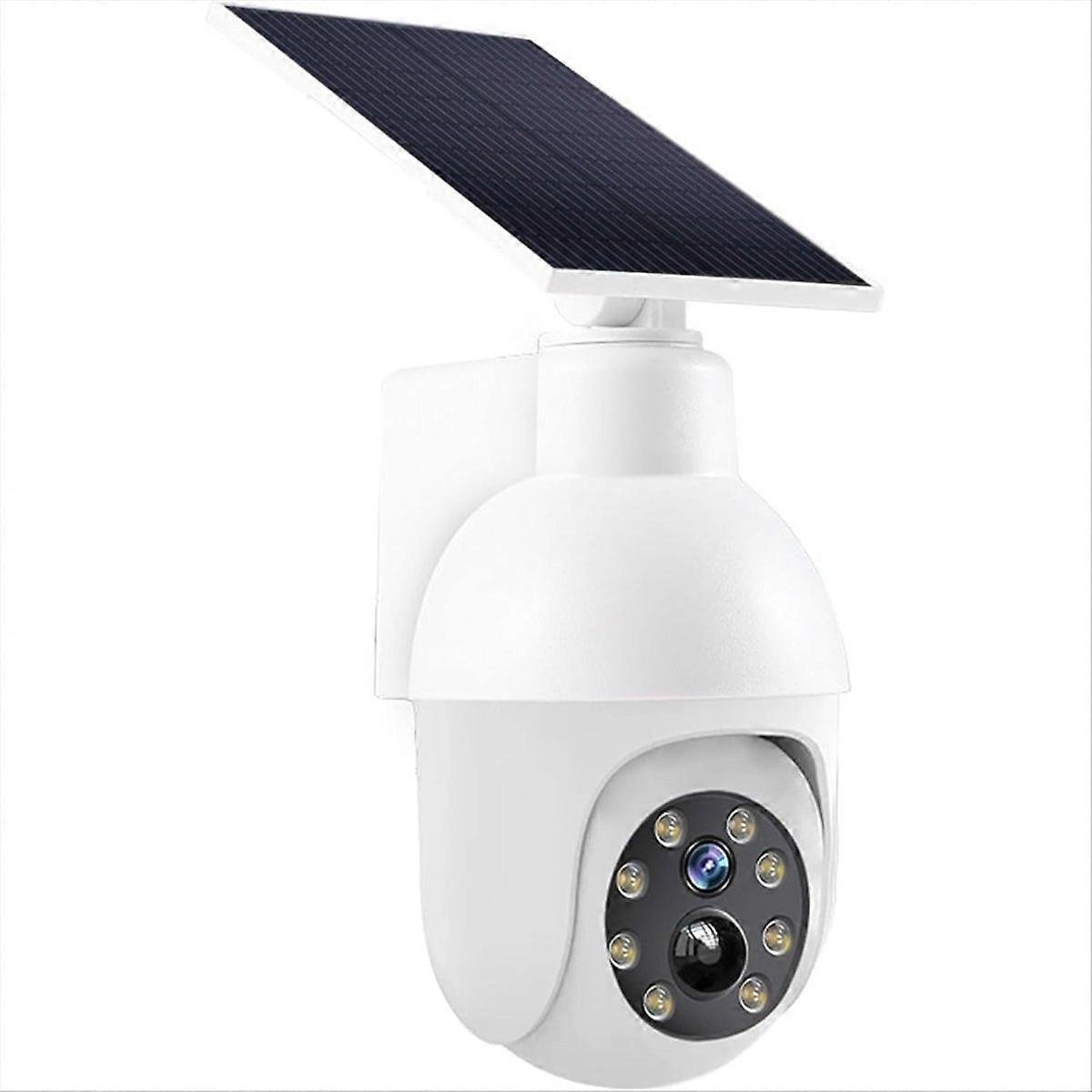 Solar Powered Analog Surveillance Sensor Light , Flashing Red Light