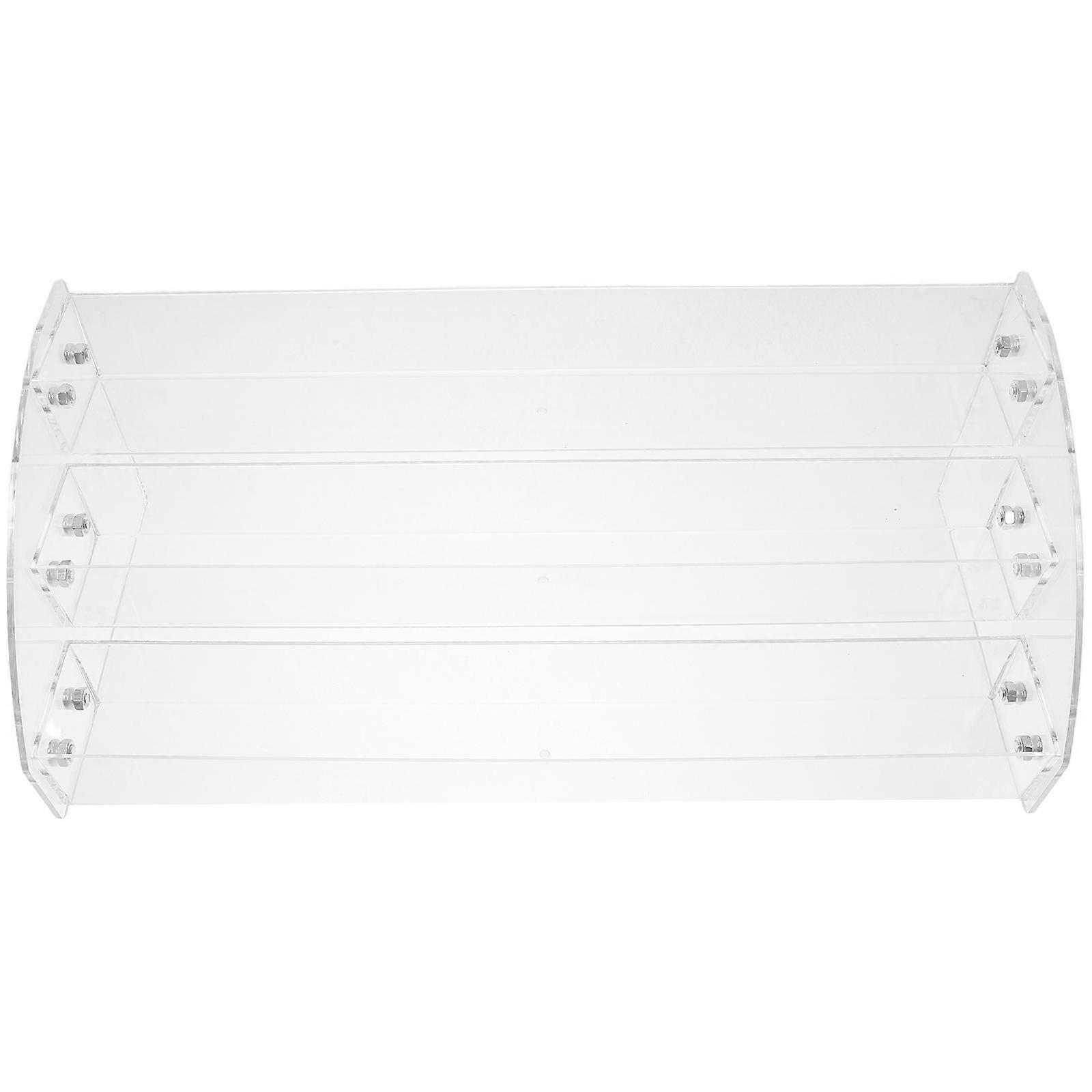 Transparent Perfume Storage Organizer Clear Display Riser for Display