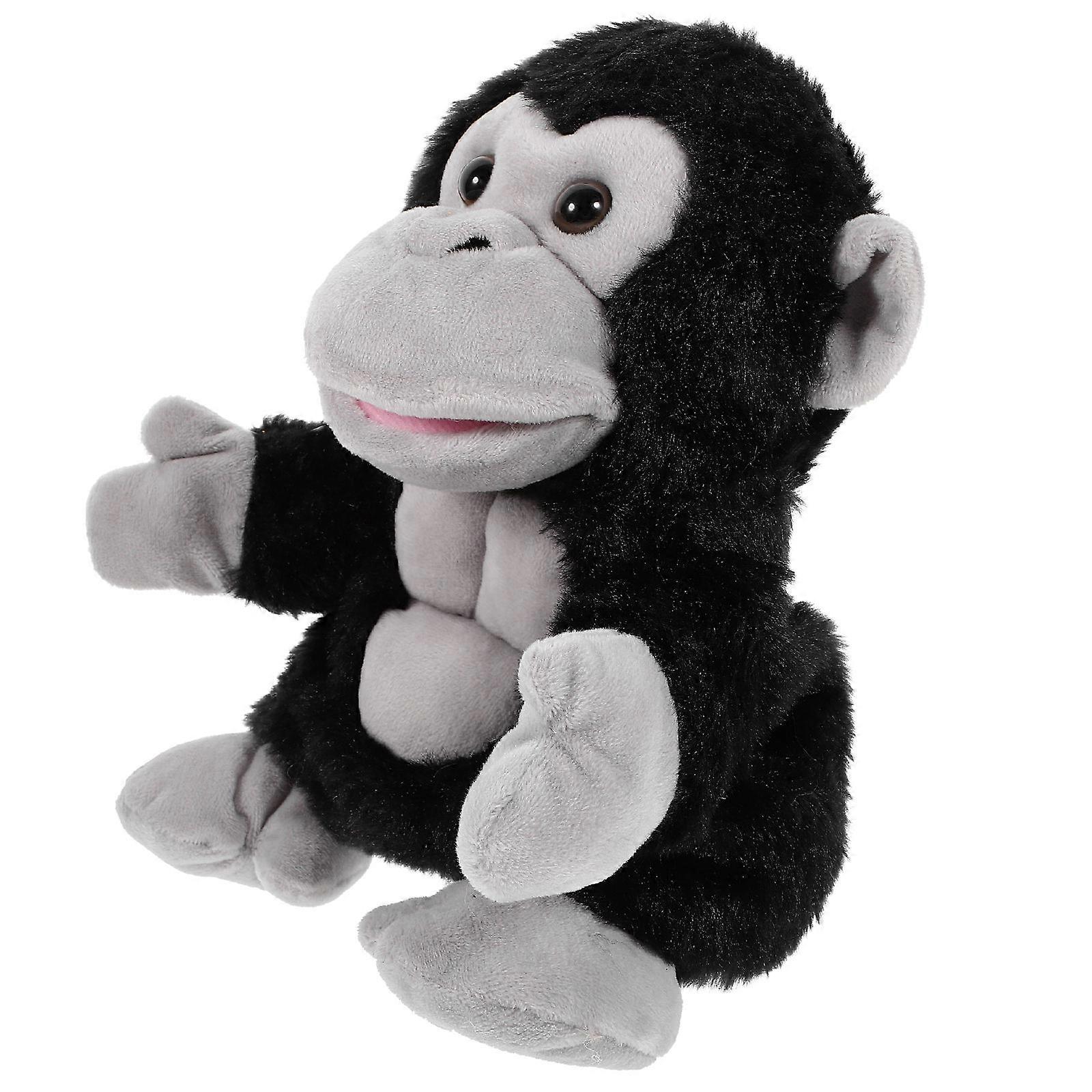 Gorilla Hand Puppet Stuffed Animal for Kids Creative Imaginative Play