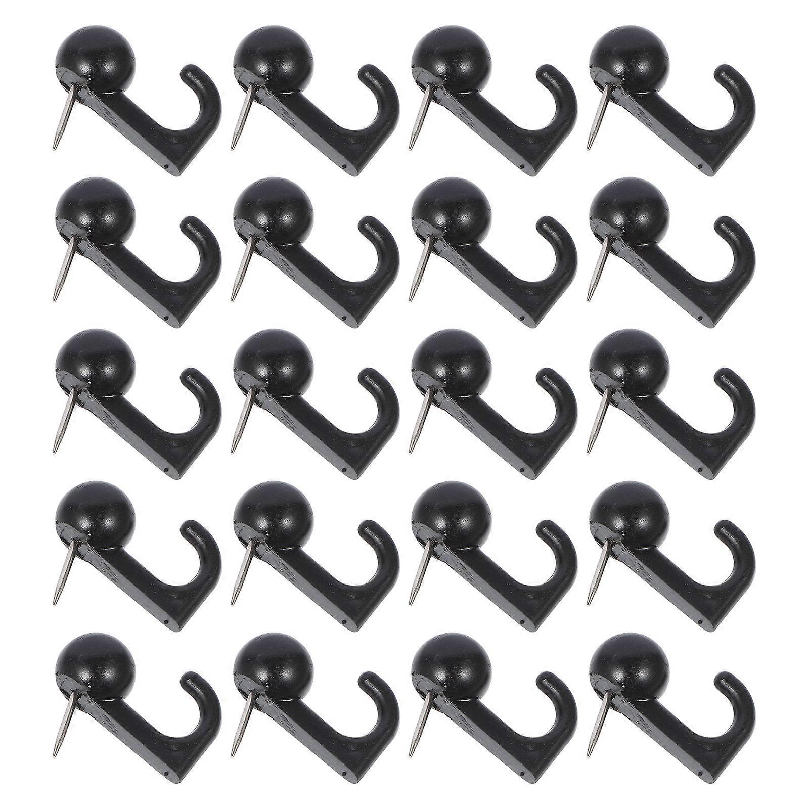 Multi-Purpose Pushpin Hook Plastic Alloy Pins for Map Marking 50Pcs