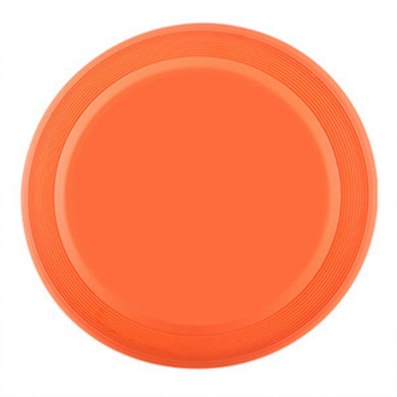Dog Disc Toy for Pet Use Interactive Throwing Disc Orange Tpu