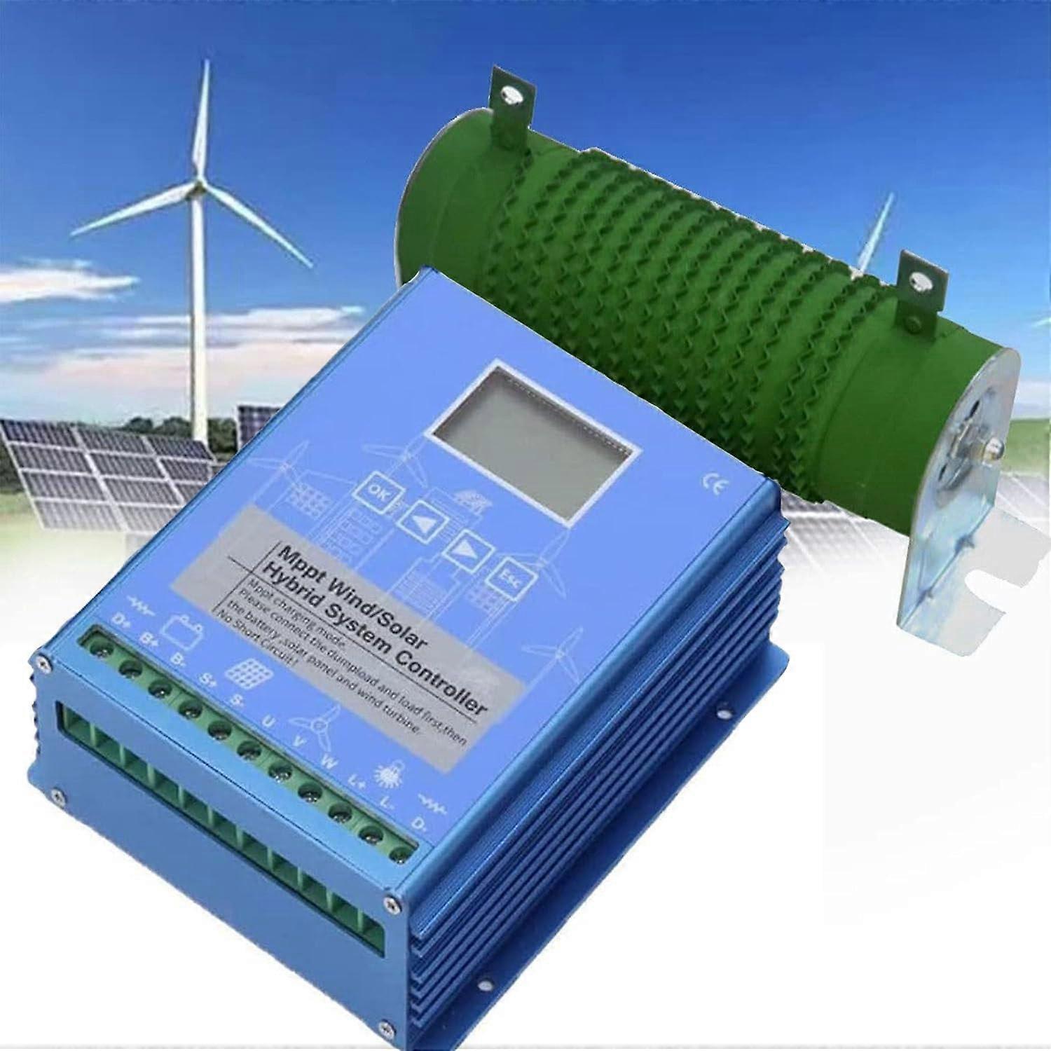2200W Wind Solar Hybrid Charge Controller with LCD Display 24V 48V Automatic Regulator