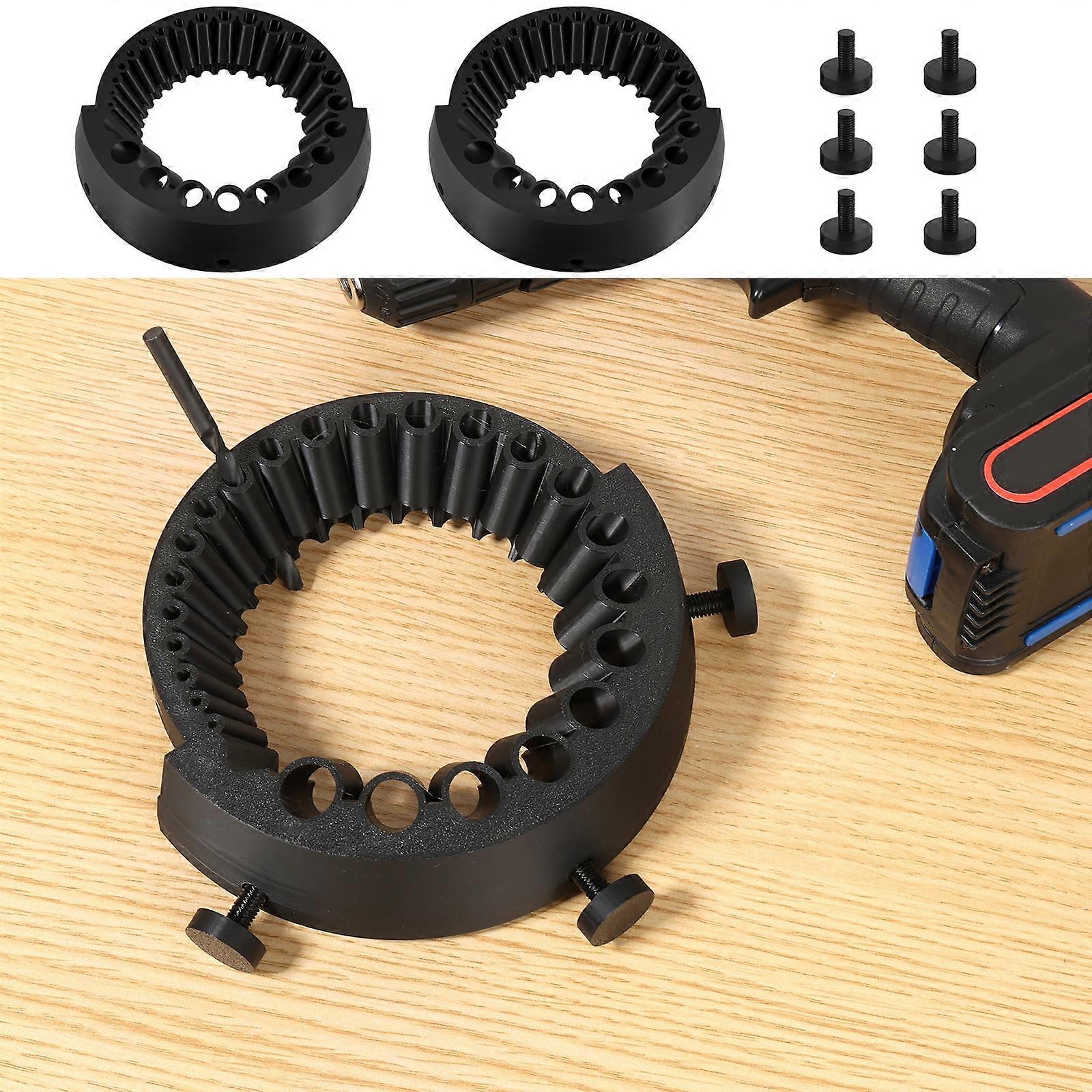 Drill Bit Sharpener Efficient Plastic Drill Bit Sharpening Jig Multipurpose Angle Grinder Attachments for Grinding and Polishing