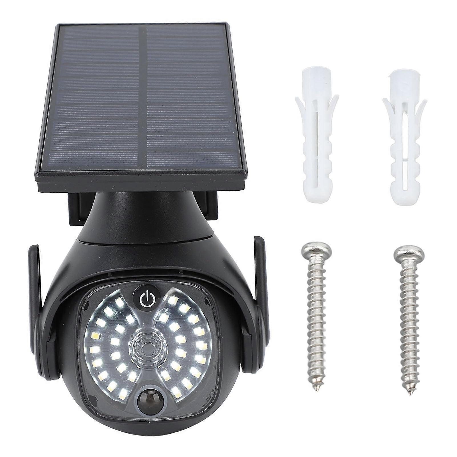 Solar Security Light with Motion Sensor, Realistic Fake Camera, 3 Modes, Solar Powered for Garden