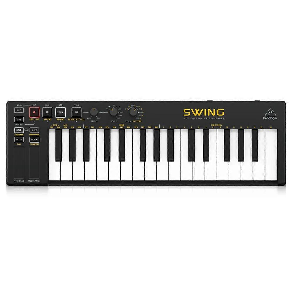 32-Key Usb Midi Controller Keyboard Behringer Swing For Expressive Velocity And After-touch Functionality